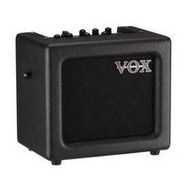 亞洲樂器 VOX MINI3 MNI-3 Guitar Amplifiers 電吉他音箱 (黑)、3瓦/3W