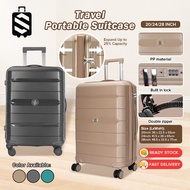 SKY TRAVELLER SKY384 Luggage With Combination Password Lock Double Zipper Luggage (20Inch+24Inch+28I
