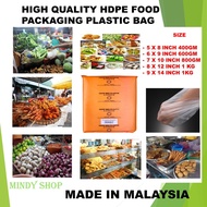 5 X 8 / 6 X 9 / 7 X 10 / 8 X 12 / 9 X 14 (1000) PLASTIK BEG KUALITI NIPIS / PLASTIK BAG NIPIS / PLAS