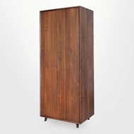 【D3原木家居】Hudson 北美胡桃木兩門衣櫃 衣櫥