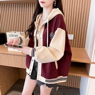 jacket woman winter jacket woman autumn jacket woman Fleece-Lined Baseball Uniform Jacket - Women's 