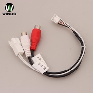 ODS 8P RCA RR RL Audio Output MaleFemale Plug Cable Android Car Radio Multimedia Universal TS10 TS18