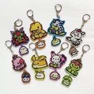 Digimon Adventure Keychain Agumon Gabumon Piyomon Tentomon Palmon Gomamon Patamon Tailmon