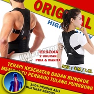 Korset Alat Punggung Penegak Pelurus Pundak Badan Bungkuk Skoliosis Penyangga Tulang Belakang Belt M