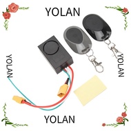 YOLANDAGOODS Anti Theft Alarm, 115dB XT60 Interface Electric Scooter Alarm, Durable Black Burglar Bi