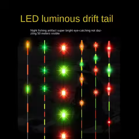 Super Bright LED Fishing Smart Float Top Luminous Induction Electronic Floats Buoy Ultra Sensitive B