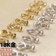 AU750 Necklace Accessories Buckle Factory Direct Sale DIY18k Gold Necklace Light Plate Buckle Neckla