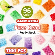2.6mm Iron Beads 1100pcs 96 Colors Fuse Beads for Refill Eco-Friendly Fuse Beads