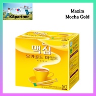 Maxim Mocha Gold 10-50 Sticks(MAXIM MOCHA GOLD Instant Coffee) Korean Best-Selling Coffee