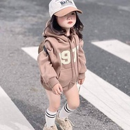 K16-[tomnaukids] Very cute girls' HoodieJacket - Size 8-35Kg
