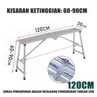Foldable Working Platform Household Telescopic Lifting Workbench Platform High Stool Scaffolding Pla
