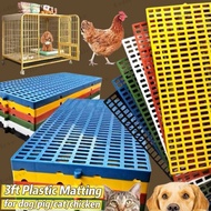 3FT long pet cage matting thick anti slip heavy duty plastic matting floor cage matting for dog matt