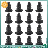16Pcs Plastic Rivets Clip 4mm x 5mm x 15mm Black
