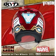 KYT Marvel IRON MAN Helmet VENOM Open Face Double Visor Topi Keledar