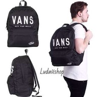 Vans bag backpack black 黑 後背包 白 休閒包 上課包