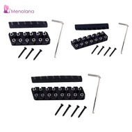 [Menolana] 6/7/8 String Headless Guitar Bridge & Slotted Camel Nut for Guitar Accs