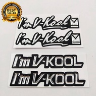 Embossed emblem logo i'm v kool VKOOL vcool best quality