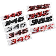 Suitable for 345 Jeep Dodge HEMI Car Logo 392 Modified Logo Fender Displacement Car Sticker #