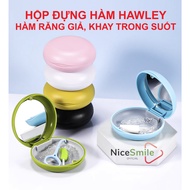 (High) Hawley Jaw Case, Denture Case, Braces Tray Case, Retainer, Thick Box with Mirror