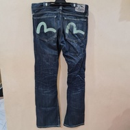 SELUAR JEANS LELAKI EVISU X PUMA SAIZ 34 PANJANG 41.5