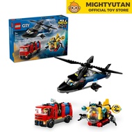LEGO City 60462 Helicopter, Fire Truck & Submarine Remix