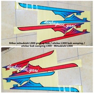 Mitsubishi L300 pick up sticker,/ bed sticker, L300 side bed sticker, L300 side bed sticker - Mitsub