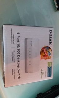 D-Link 5 port desktop switch 全新
