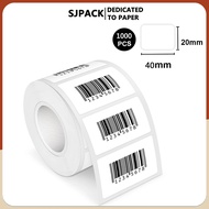 Barcode Label Barcode Sticker Thermal Price Label Product Label Sticker Paper -All Size Ready Stock