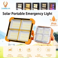 CANMEIJIA Solar Led Emergency Light Tri-color Warning lights Portable Light Indoor Led Lamp Type C R