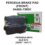 PERODUA FRONT BRAKE PAD 04465-73R01 PERODUA MYVI OLD D73 2005'' - 2011''