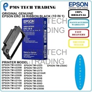 EPSON ORIGINAL ERC 38 RIBBON - BLACK (10PCS IN 1 BOX)TM-U220A TM-U220B TM-U220D TM-U200A TM-U200B