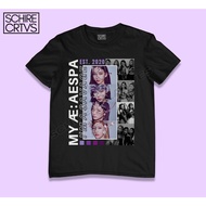 Aespa Kpop Shirt Karina, Winter, Giselle, Ningning Men's Sports top t shirt