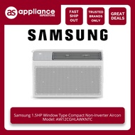 Samsung 1.5HP Window Type Compact Non-Inverter Aircon AW12CGHLAWKNTC