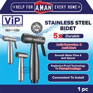 ViP SUS 304 Stainless Steel Bidet Spray Bathroom Faucet Kepala Paip Tandas Paip Air 水龙头