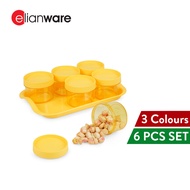 Elianware 6PCS Food Container Candy Biscuits Bekas Kuih Raya Set (450ML/680ML)
