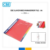 CBE 819A 5 LAYER INDEX MANAGEMENT FILE - A4
