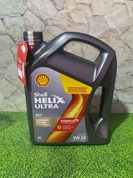 Oli Mesin Mobil Shell Helix Ultra 5W-30 SQ 4L Ultimate Power Fully Synthetic dengan PurePlus Technol