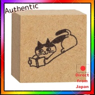 Decole Corporation Cat Life Stamp Reading 23×23×h23mm ST-90747