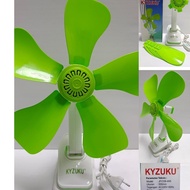 Kyzuku 26w clamp fan 5 BLADES / 26w KYZUKU HANGING FAN can be clamped, sitting and attached