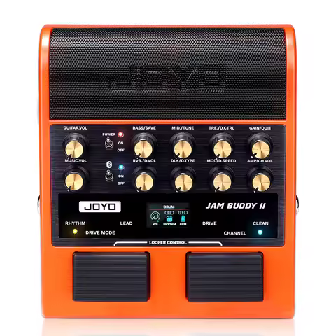 JOYO JAM BUDDY II 10W Guitar Practice Amp & Multi-Effects Pedal Combo 14 Amp Models 36 Drum Patterns