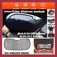 PREMIUM FIT Pelindung Sinar Matahari Kaca Belakang Mobil Toyota Sienta Car Rear Mesh Sunshade Magnet