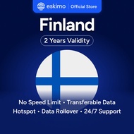 Eskimo Finland eSIM 1-10GB | 2 Year Validity | How to Redeem in Description