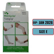Tubigrip Size E 1m (Natural) – Compression Bandage for Ankles, Knees & Thighs
