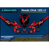 Honda Click 125i V1 Decals Sticker