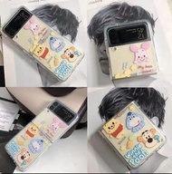 包郵 Samsung Z Flip3/Z Flip phone case💕 Winnie the Pooh 小熊維尼💕三星透明款手機殼