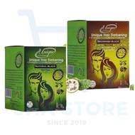 Unique Cosmetique Hair Darkening Shampoo Hair Dye [Natural Black/Brownish Black]