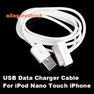 สายชาร์จซิงค์ข้อมูล USB สำหรับ Apple iPhone 4 4S 3G iPhone IPod Nano