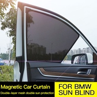 Car Window Sunshade for BMW 1 3 4 5 Series F20 G20 F30 F07 E90 E60 E84 Car Anti-mosquito Magnetic Sunscreen Sunshade