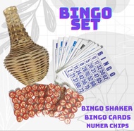 Bingo Rattan Set for Family Gatherings and Reunions