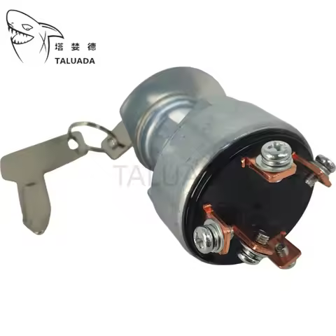 Ignition Switch with 2PCS Keys 933110-00100 For Excavator C50R C60R C80R C60R C80R Engine 3TNV76 3TN